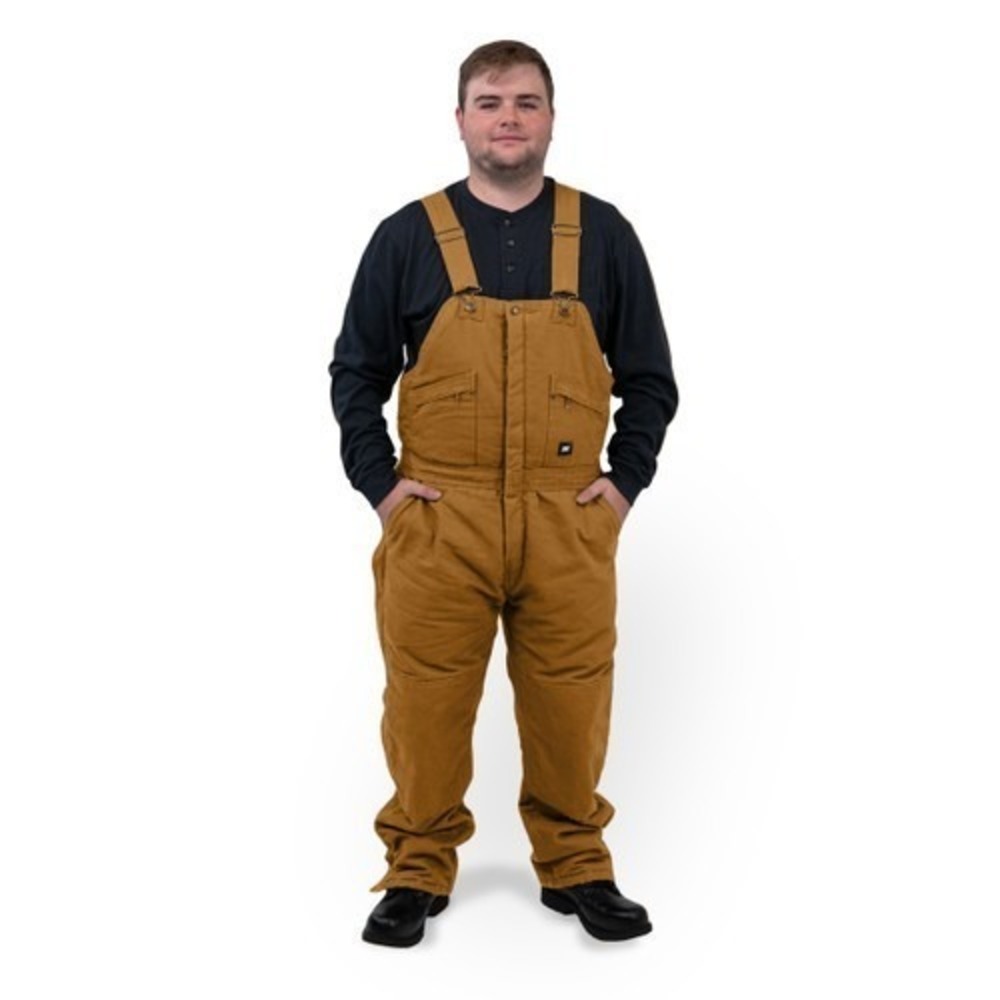 Key Apparel Outerwear‎ Premium Insulated Duck Bib Overalls 3XLR Saddle Brown